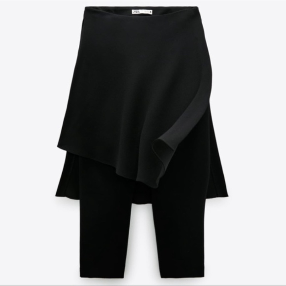 MUST GO: NWT ZARA FLOWY PAREO PANTS WITH SKIRT